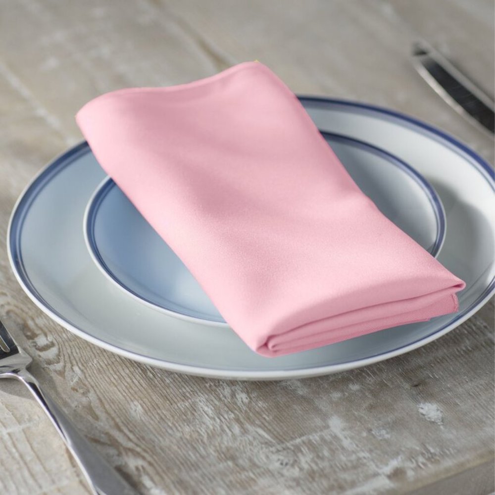 Light pink napkin set of 10